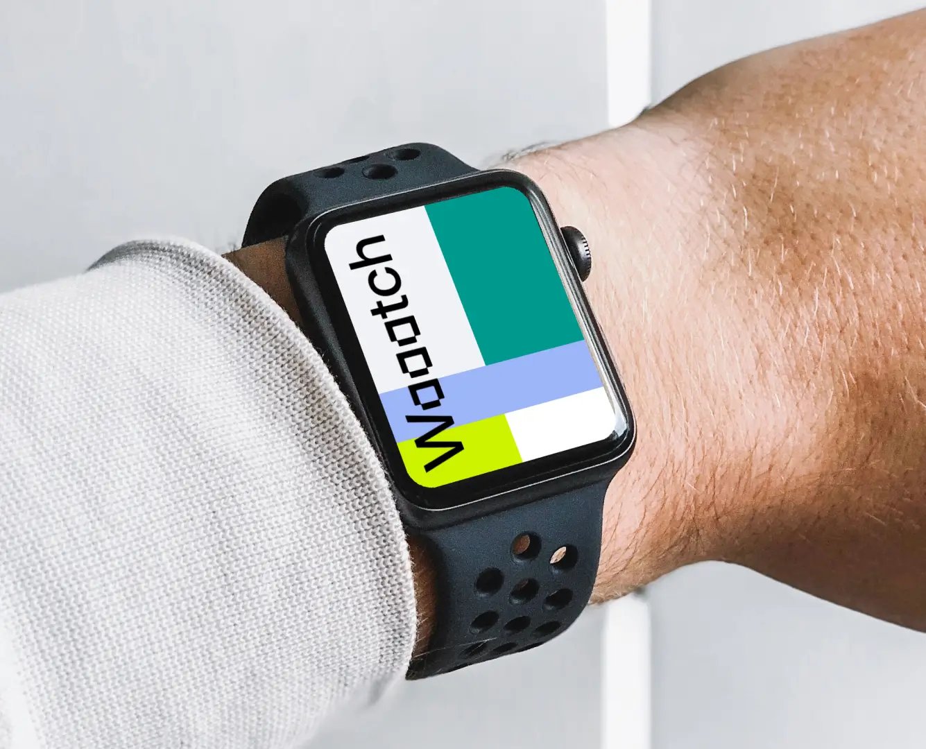 Apple Watch Mockup on Hand