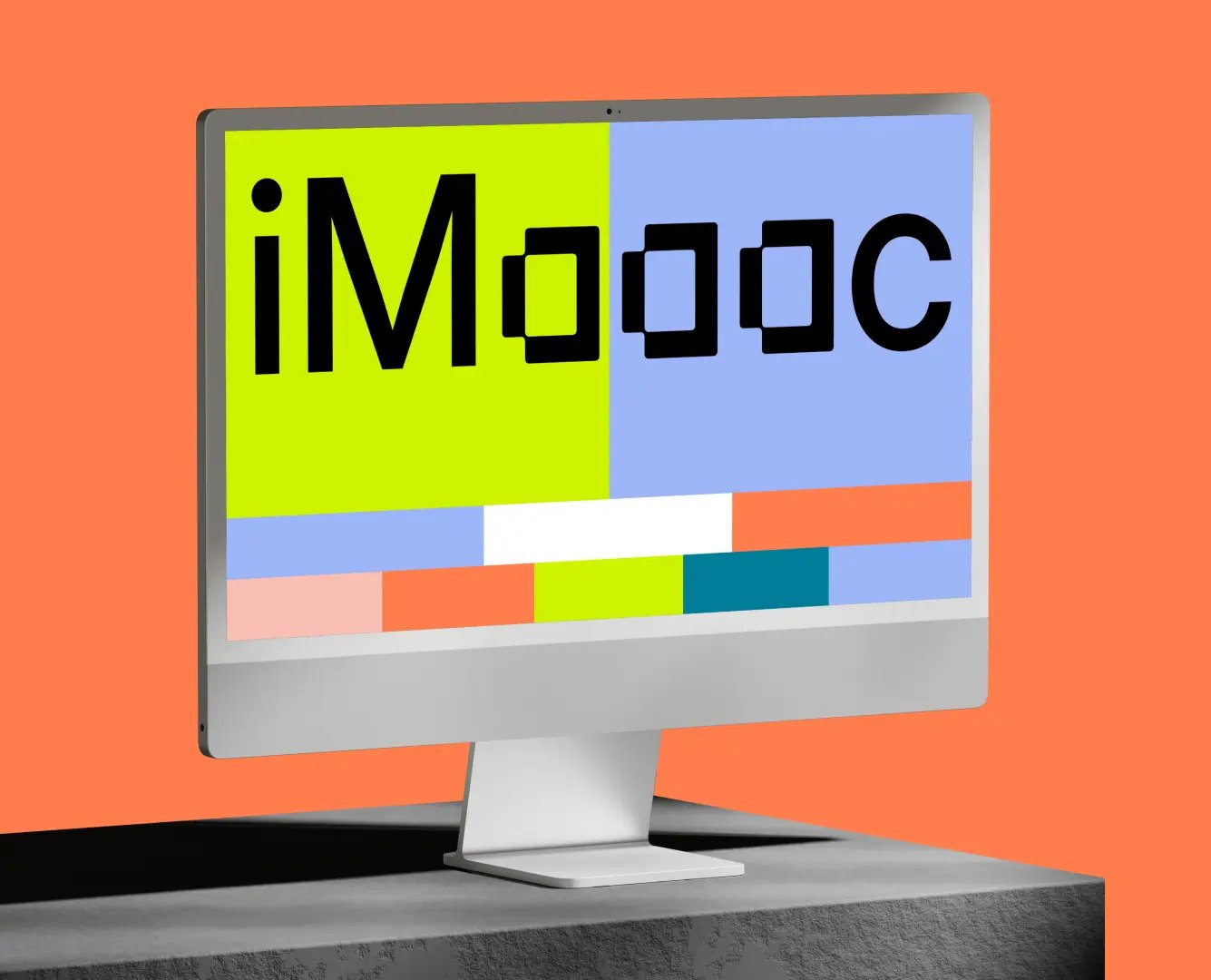 iMac Mockup sobre fondo transparente