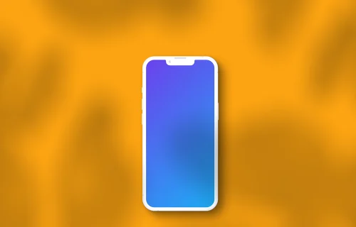 Clay mockup on the colorful background