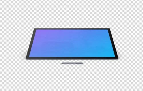 Microsoft Surface Studio 2 Mockup (Tableta - Transparente)